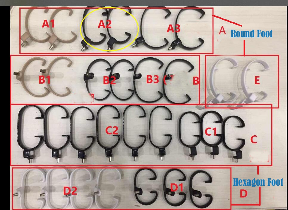 wholesale Retail Rubber Matt White Watch Display Rack Plastic C Ring Watch Holder