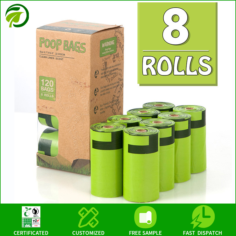 Factory Provide Pet Waste Biodegradable Dog Poop Bags