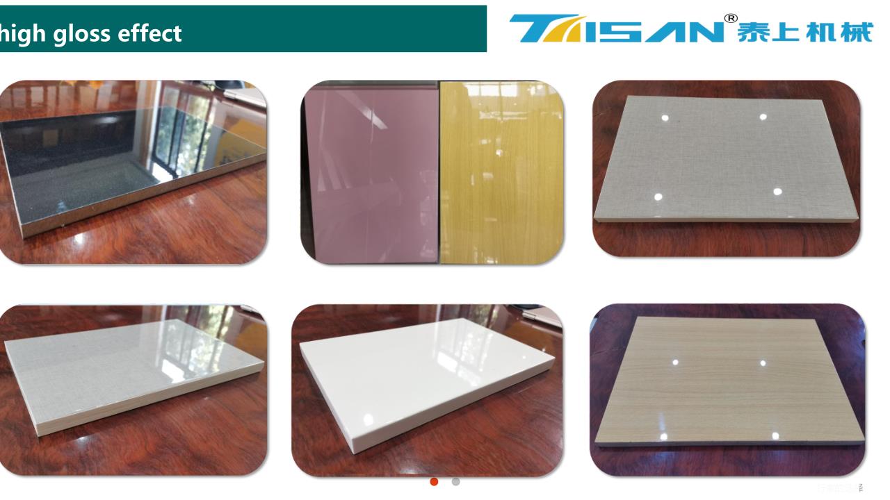 high gloss uv painted mdf curtain coater machine curtain coating equipment