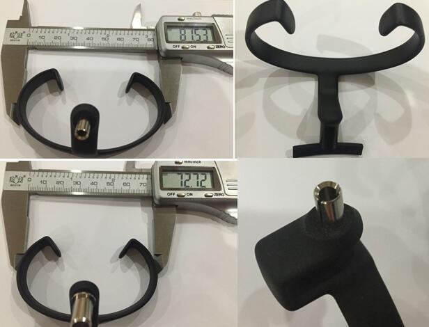 wholesale Retail Rubber Matt White Watch Display Rack Plastic C Ring Watch Holder