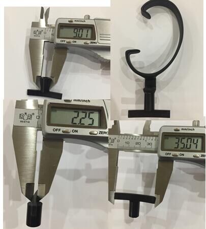 wholesale Retail Rubber Matt White Watch Display Rack Plastic C Ring Watch Holder