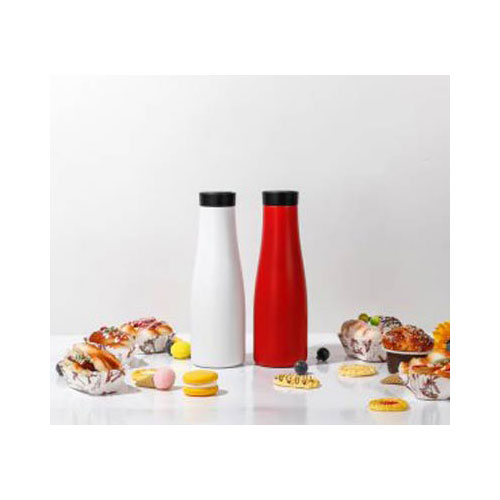 1724oz Red And White Stainless Steel ColaWater Bottle