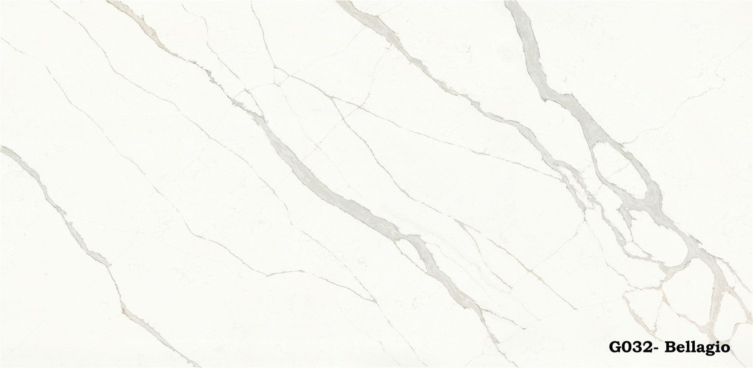 Artificial Quartz Stone Slab for Pre-Fabricated Countertop for Kitchen, Bathroom & Hotel Use