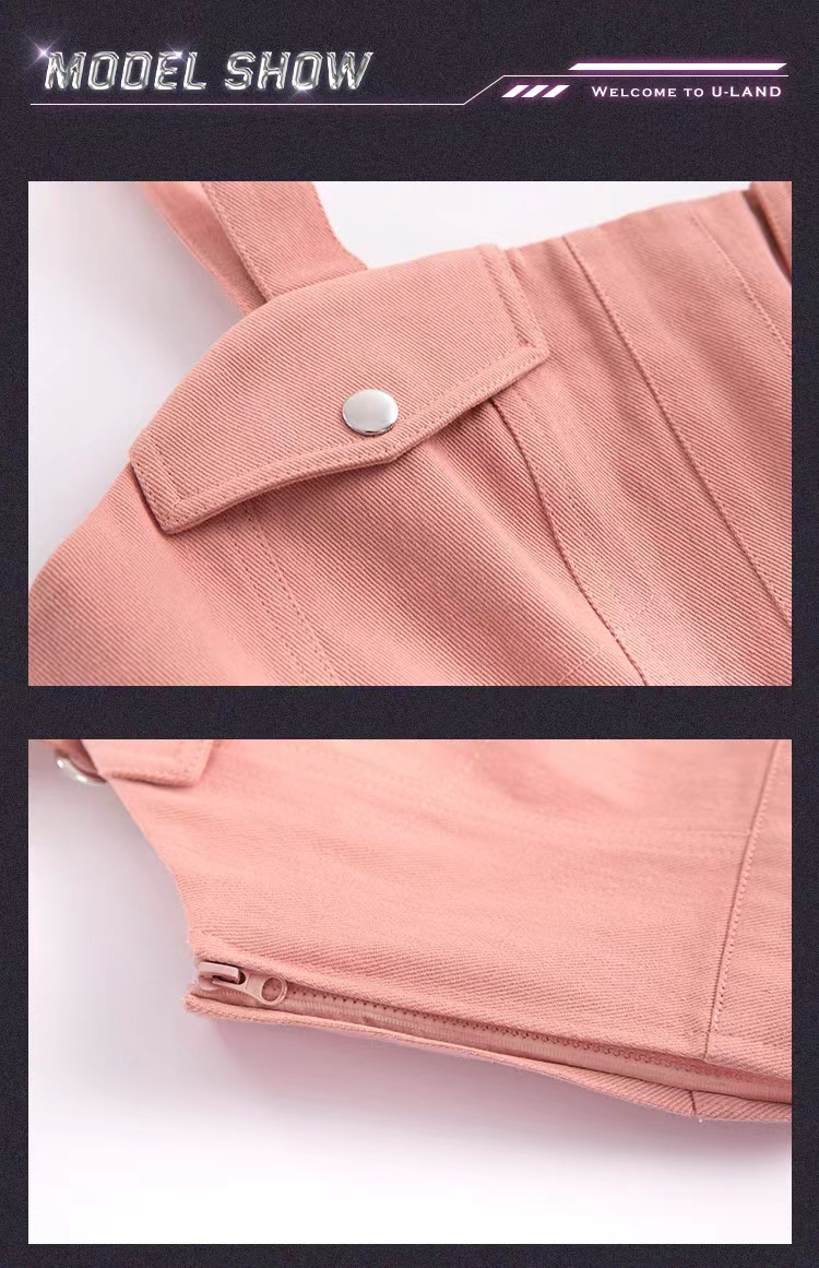 Cool girl wears a hot girls twopiece waist revealing suit