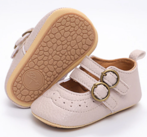 Babi Girl Shoe Walking Shoes NonSlip PU Buckle Strap Soft Sole Infant Children Casual Shoes DESIGN FASHION