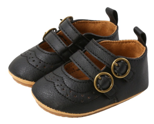 Babi Girl Shoe Walking Shoes NonSlip PU Buckle Strap Soft Sole Infant Children Casual Shoes DESIGN FASHION