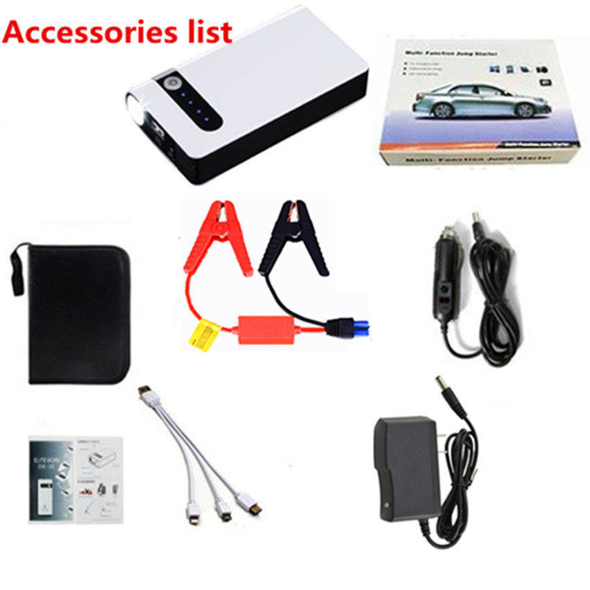 Car emergency start power portable battery jump starter multifunction