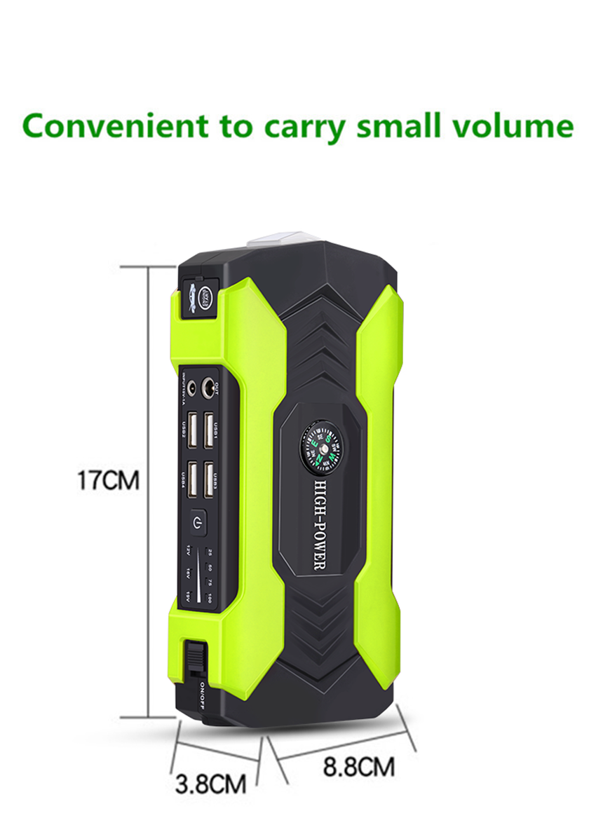 Car battery emergency start power portable jump starter multifunction