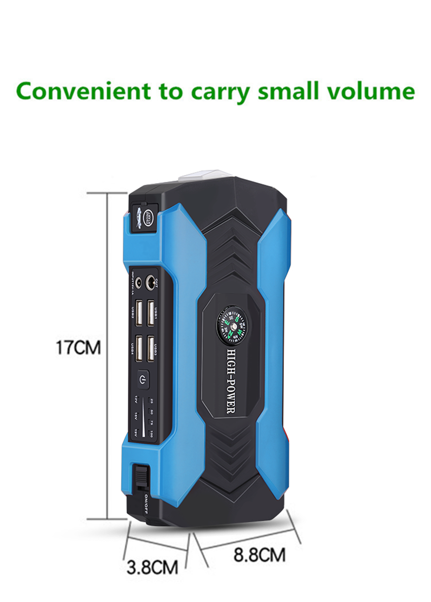 Car battery emergency start power portable jump starter