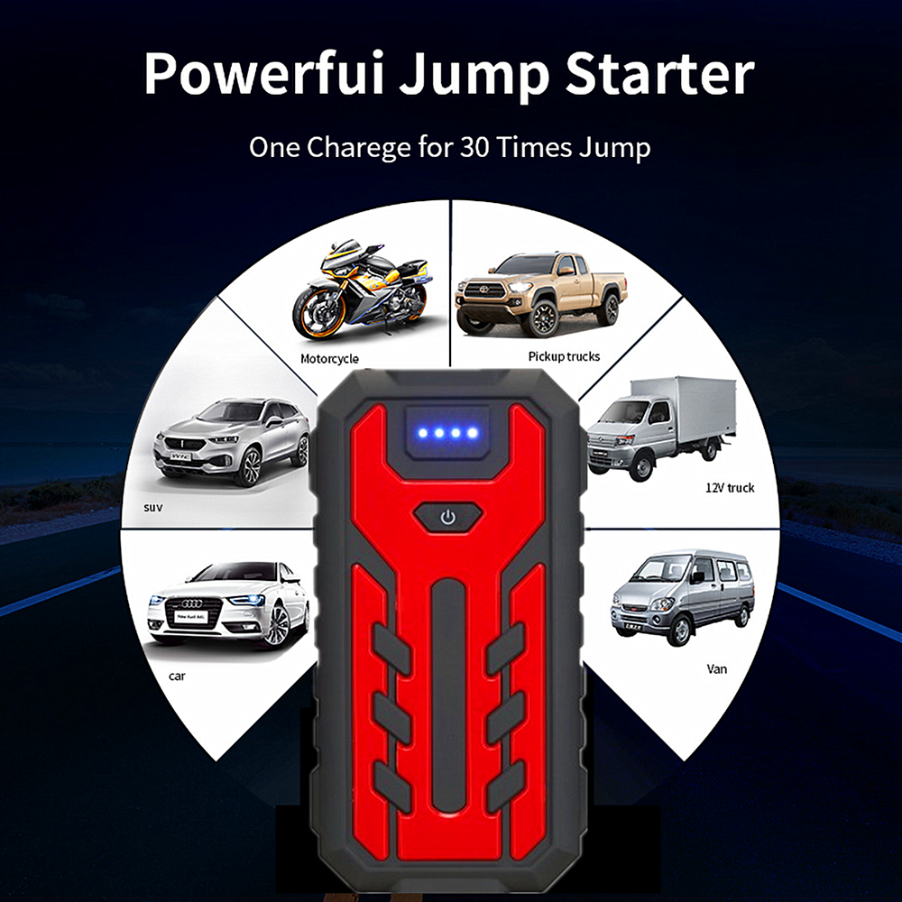 Car battery emergency start power portable jump starter multifunction