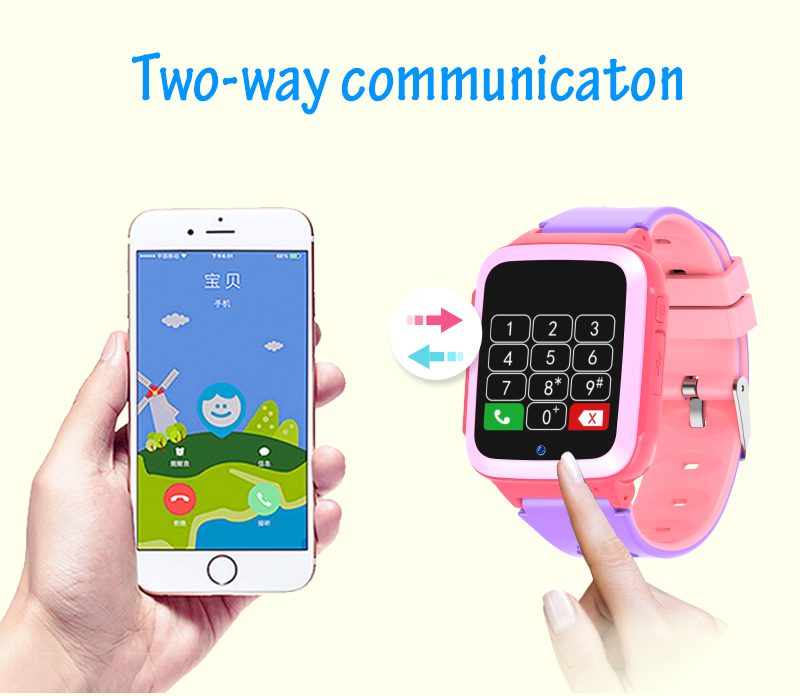 GSM 2G Smart Kids Watch Phone Games Feature 2way Communication MP3 SOS TF Card Supported
