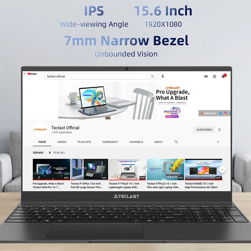 Teclast F15 Plus 2 156 Inch 1920X1080 Laptop Windows 10 8GB RAM 256GB SSD Intel Gemini Lake Refresh 165KG MiniHDMI No