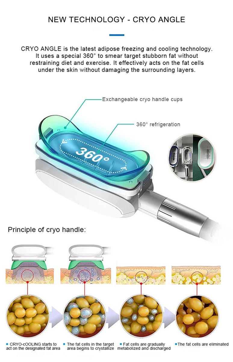 2 In 1 HIEMTCryolipolysis Innovative Machine for Hot Sale Four Handles 360 degree Cooling Electromagnetic Muscle Gain S