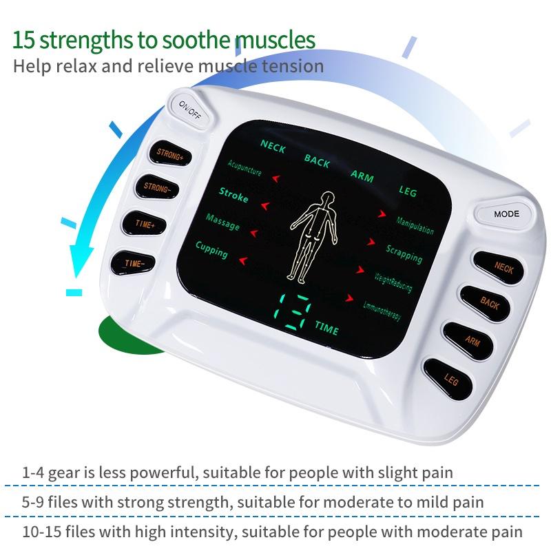 Wholesale TAKROL Electric Pulse Physiotherapy Massager Muscle Stimulator Therapy Body Massage Health Care Machine
