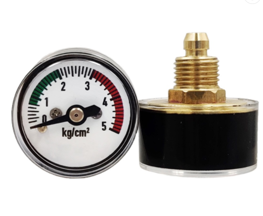 1 inch 25mm manometer Plastic Case Pressure Gauge Mini manometros for relief valve