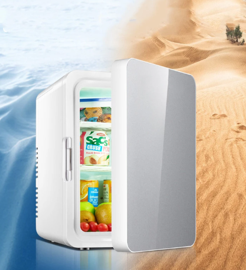 10L Car Mounted Mini Refrigerator Refrigerated Dormitory Small Household Cosmetics Mini Refrigerator Fresh Keeping 12V2
