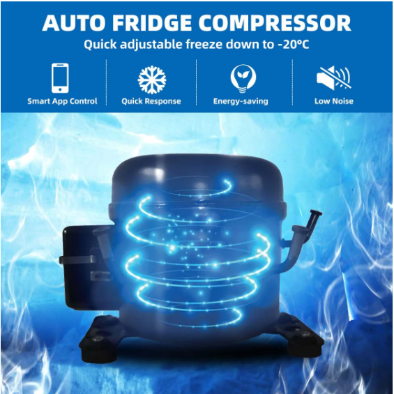 Car Refrigerator Freezer Cooler Compressor Adjustable Temperature Control for Outdoor Picnic Camping