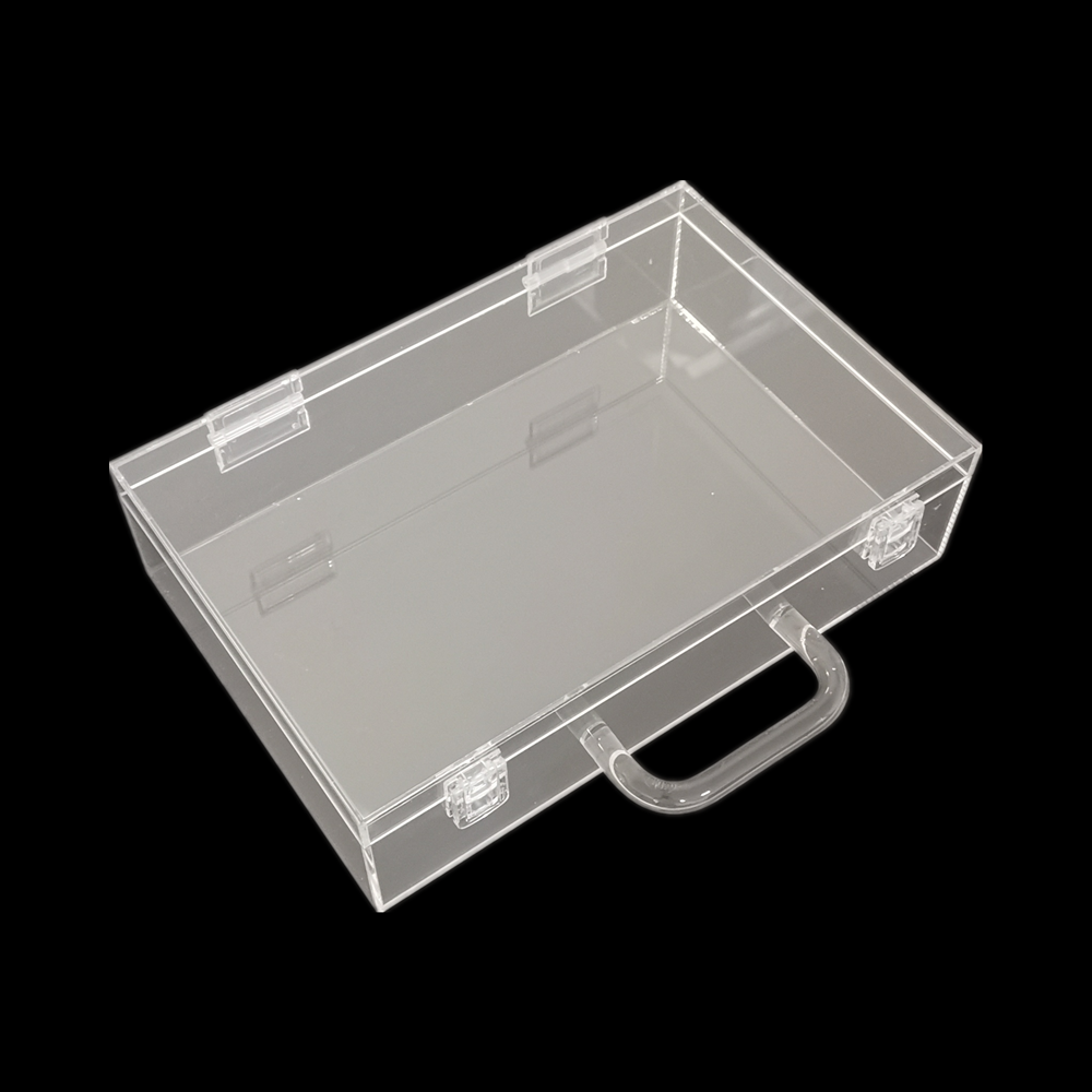 Custom clear acrylic handbad box