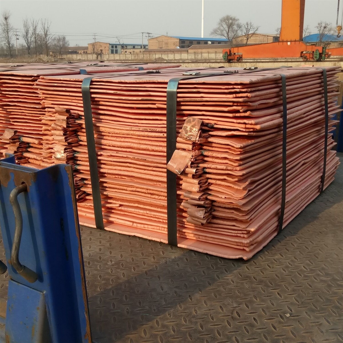 copper cathode with high purity