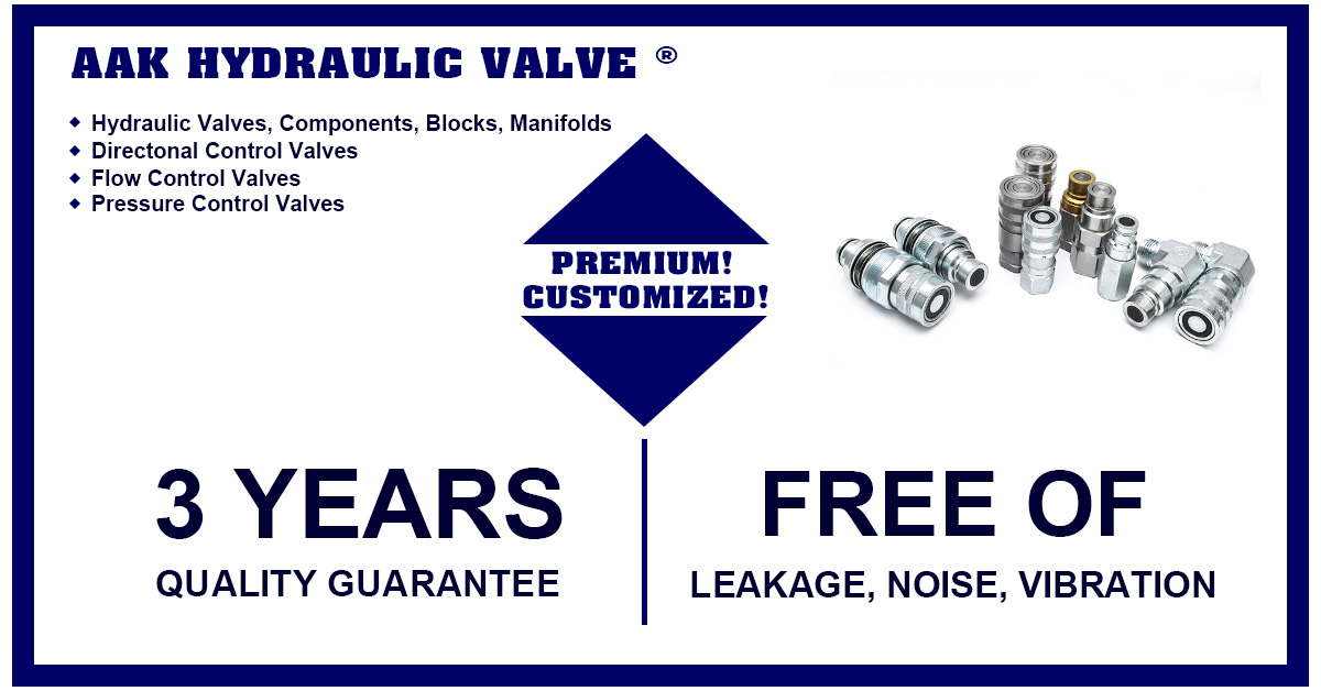 Hydraulic Pilot Operated Proportional Relief Valve No Hysteresis & Stable