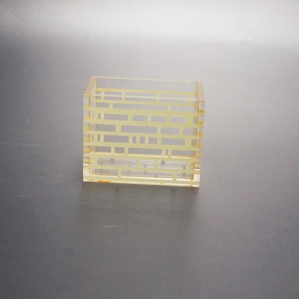 Custom clear acrylic display cabinet storage box with printing