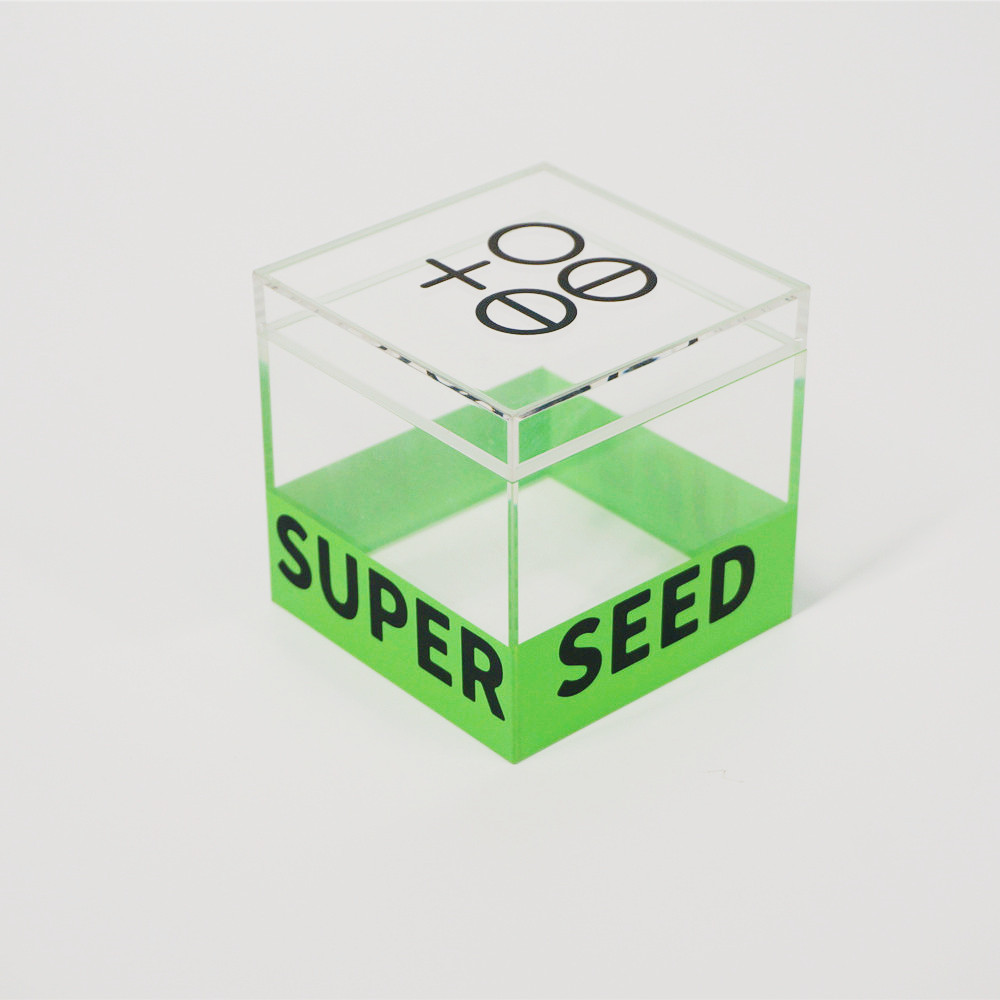 Custom clear acrylic display display box with printing