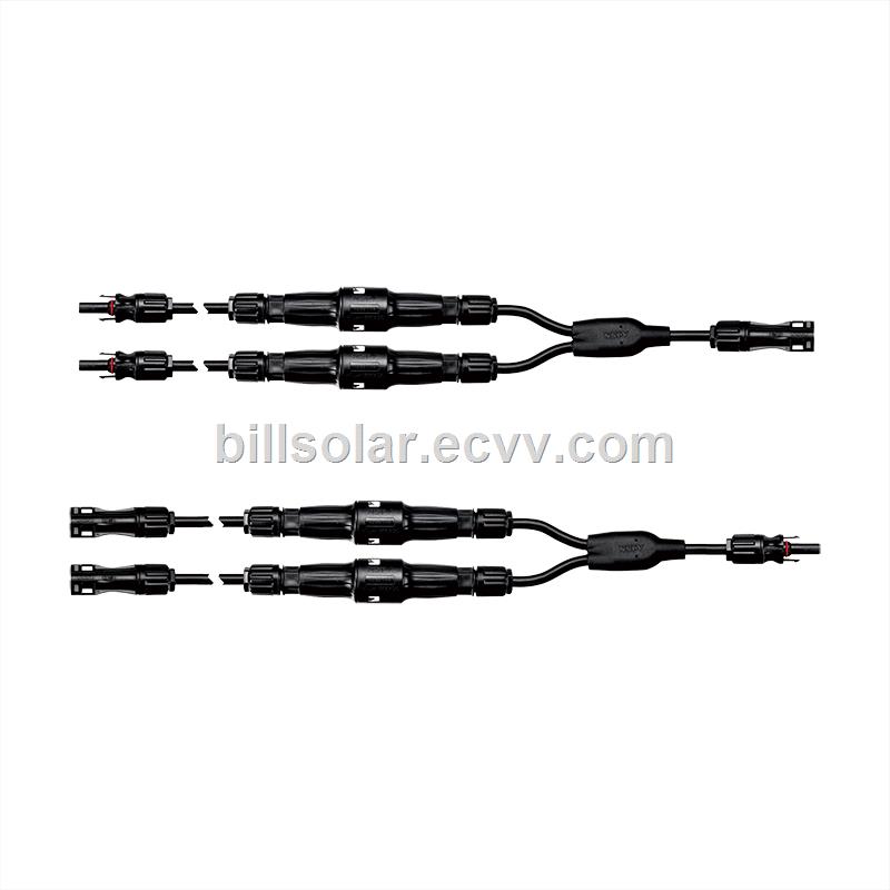 Solar Panel Parallel Connectors with Fuse Inline Mc4 y Connector for Solar Panels Series Parallel Solar Panel Connection