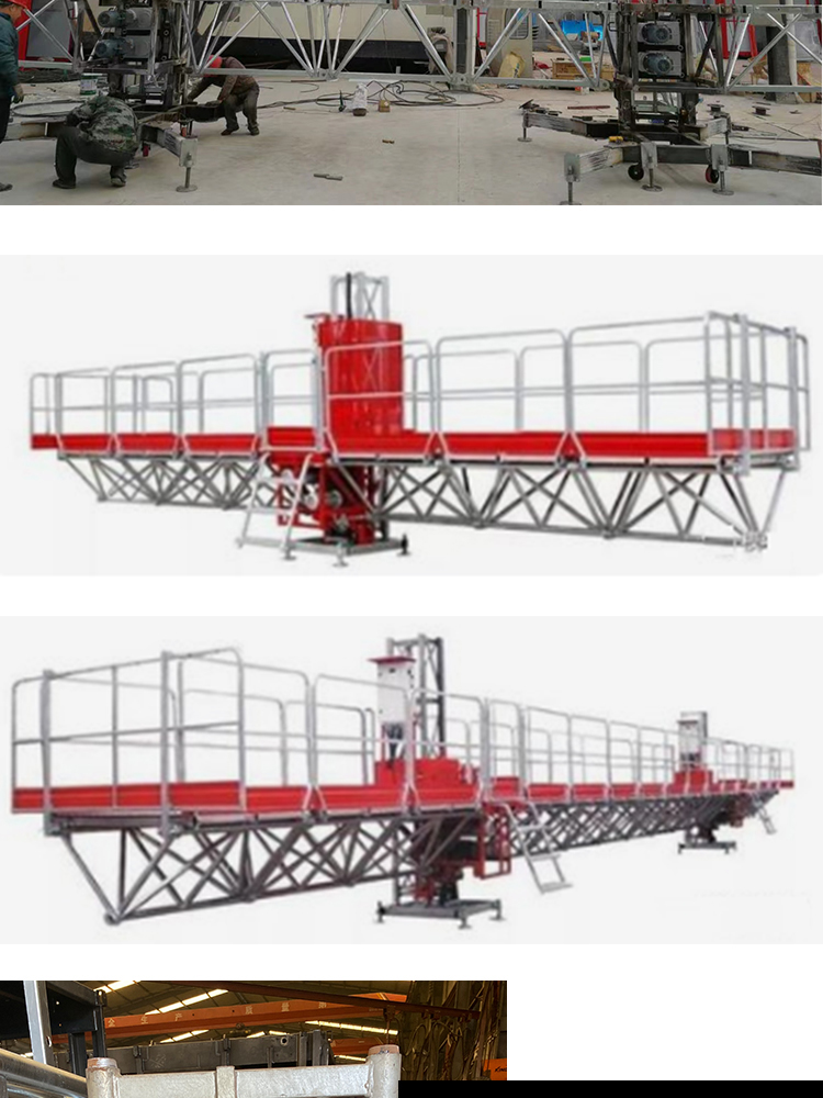 Construction site fixed lifting altitude table guide rail climbing platform MCWP Construction site fixed lifting altitude table guide rail climbing platform MCWP