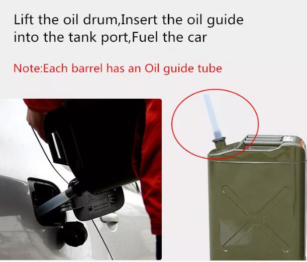 Military Style Jerry Can Fuel Gas Steel Tank 51020L Diesel Gasoline