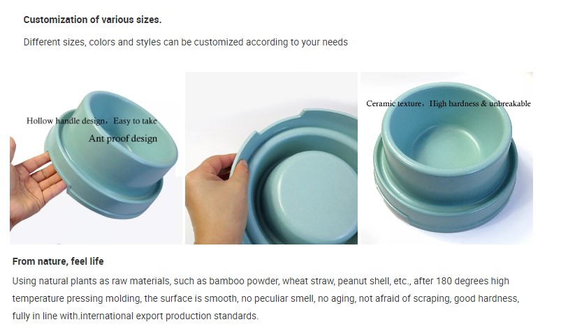 Factory Price Wholesale Anti Ant Cat Bowl Durable Easy To Clean Melamine Dog Drinking Water Bowl