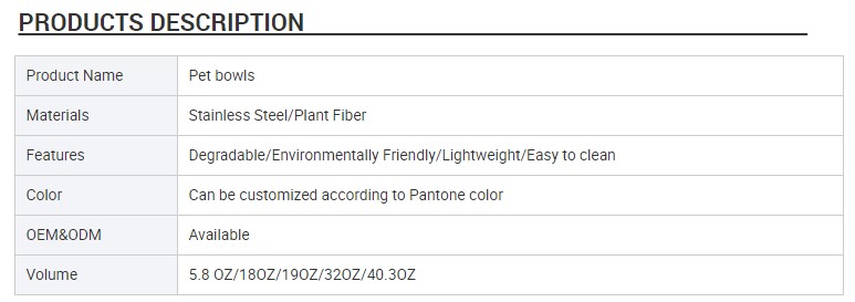 Manufacturer Wholesale 560ml Stainless Steel Cat Food and Water Bowls Unbreakable Non Slip PET Bowl