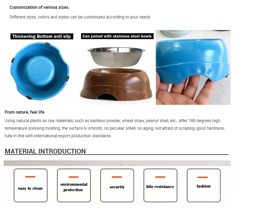 Manufacturer Wholesale 560ml Stainless Steel Cat Food and Water Bowls Unbreakable Non Slip PET Bowl