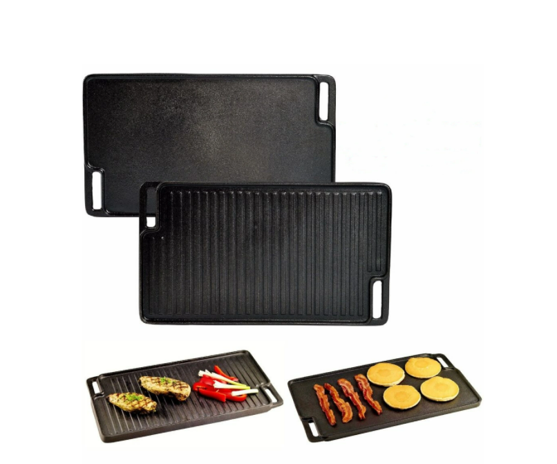 cast iron griddle with enameling