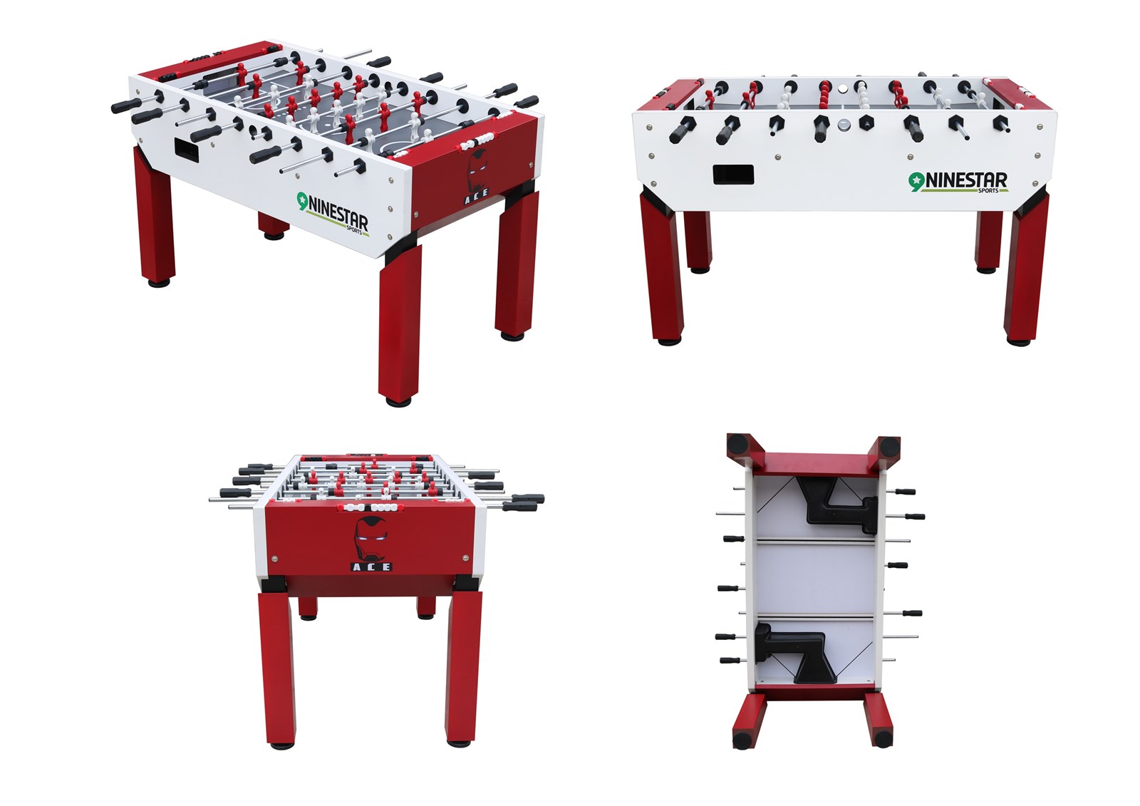 55inch jiuxing new design top grade professional multi game football foosball table for adult