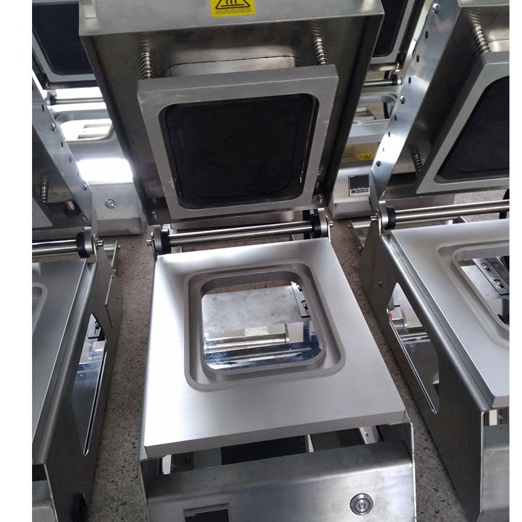 Manual Tray Fast Food Meat Vegetable Box Sealing Machine