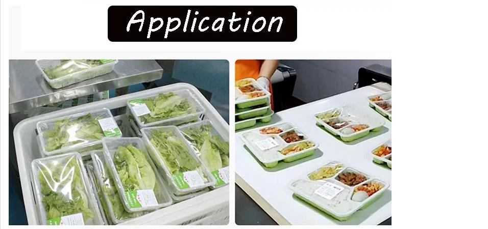 Manual Tray Fast Food Meat Vegetable Box Sealing Machine