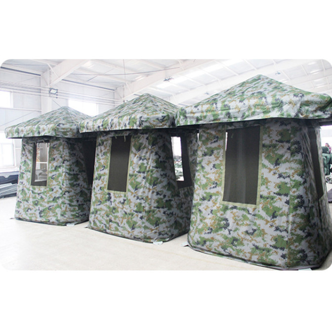 Premiere Series Top Quality Military Single Soldier Camouflage Inflatable Sentry Box Tent for Entrance Guard