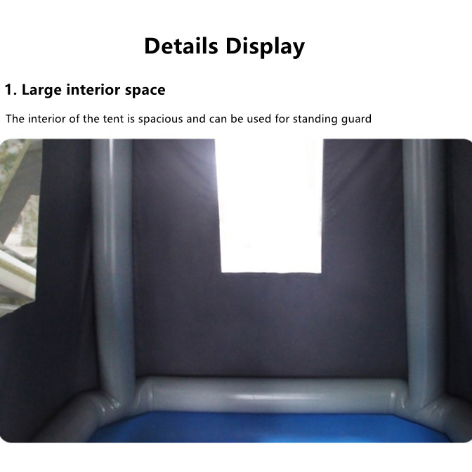 Premiere Series Top Quality Military Single Soldier Camouflage Inflatable Sentry Box Tent for Entrance Guard