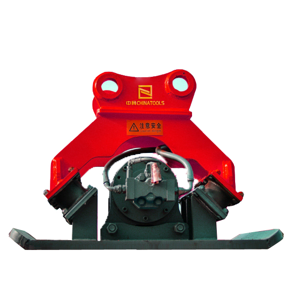 Vibrating rammer of excavator attachment
