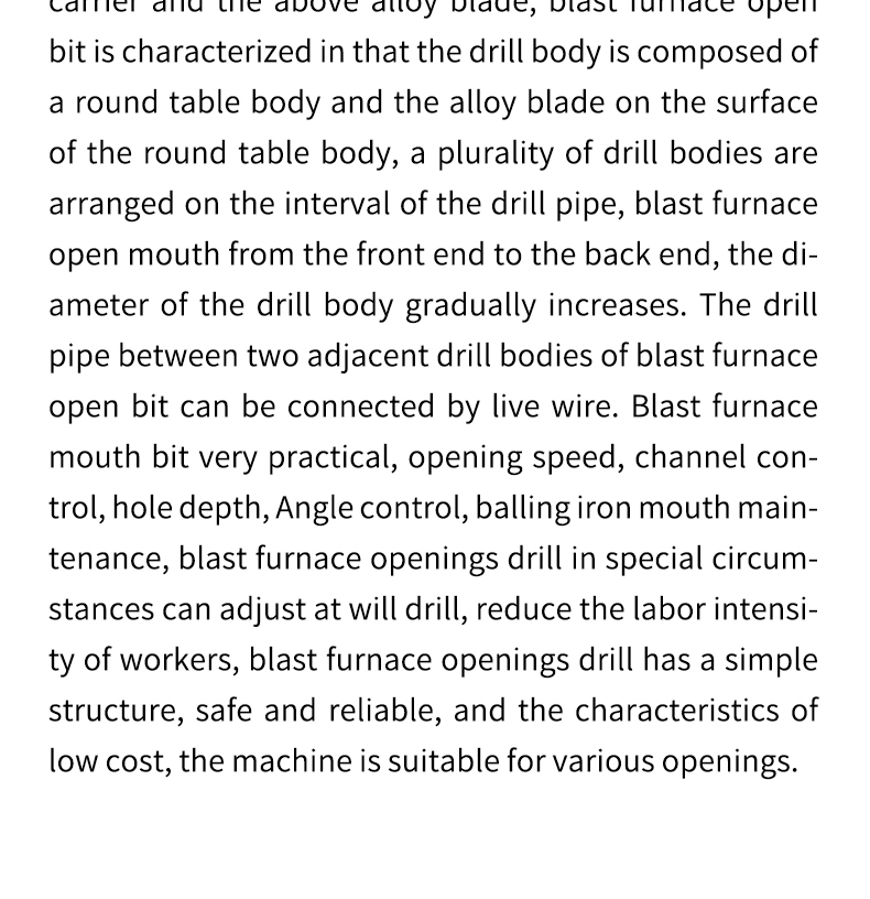 Blast furnace drill and thread button bit Headcrosstripleballcolumn bit with great price manufacturer