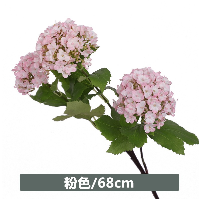 Artificial Green Snowball Hydrangea Stem