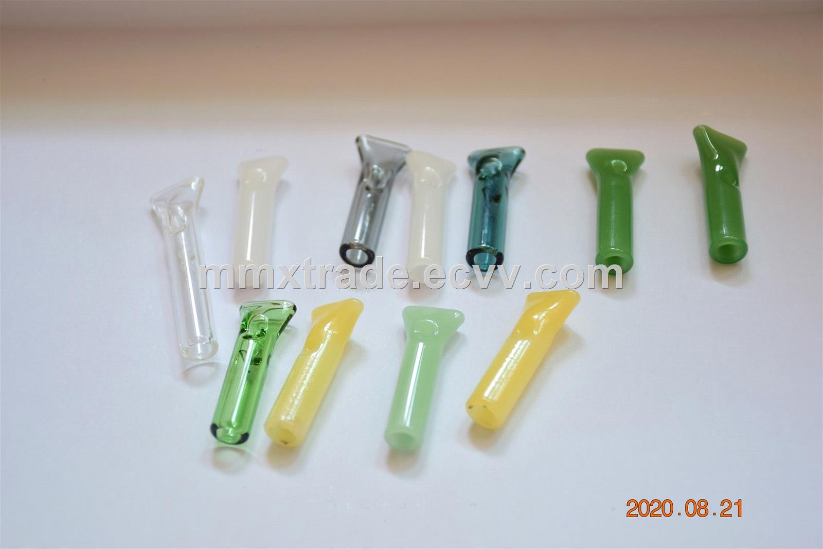 Glass One Hitter tobacco cigarette smoking pipe