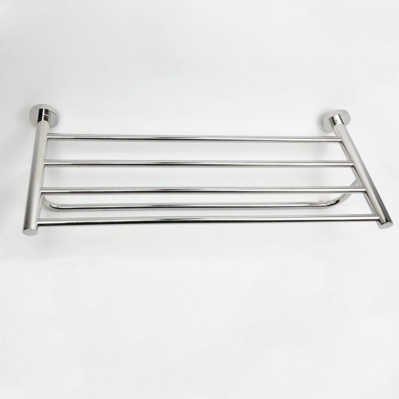Stainless Steel Towel Rack Wall Mounted Towel Shelf