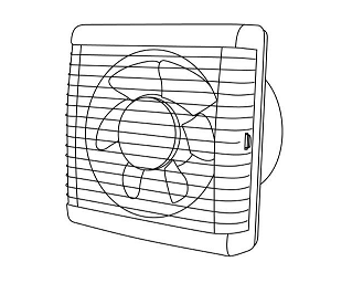 SUNTEK electrical shutter type exhaust fan APBDK