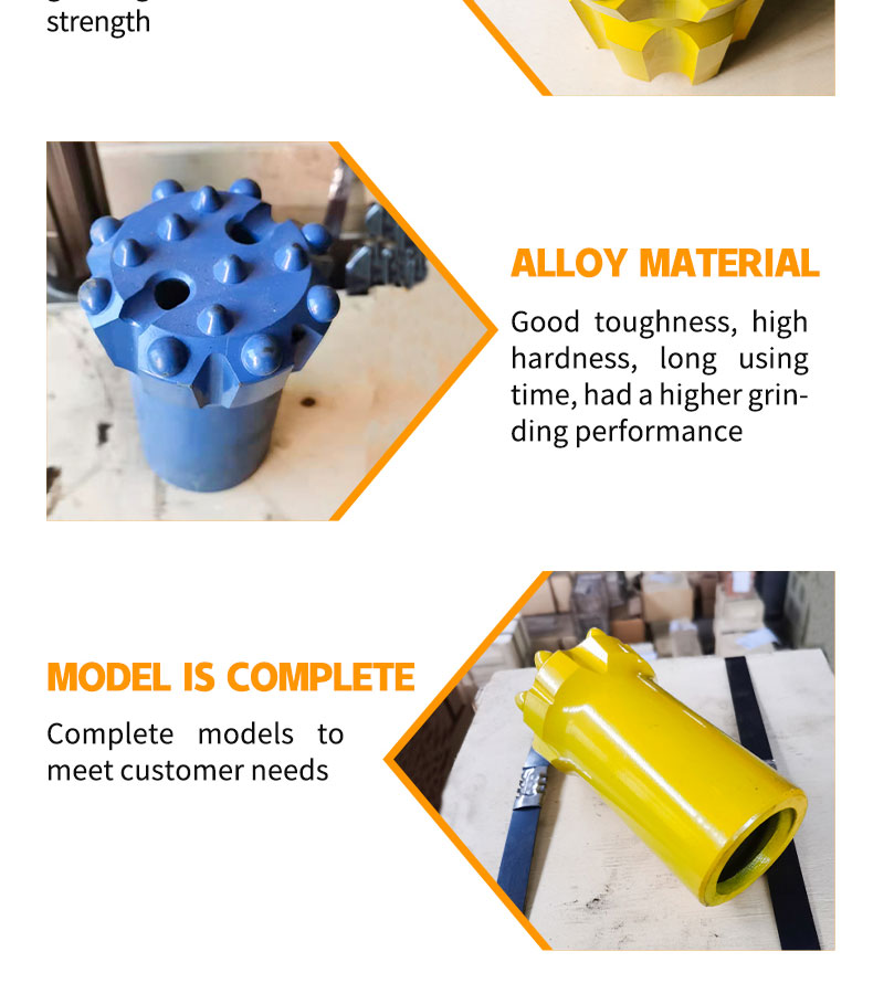 TStyle Button Bit Hydraulic Ball Various Models Gear Bit for Tunnel Mining Manufacturer Processing Customized