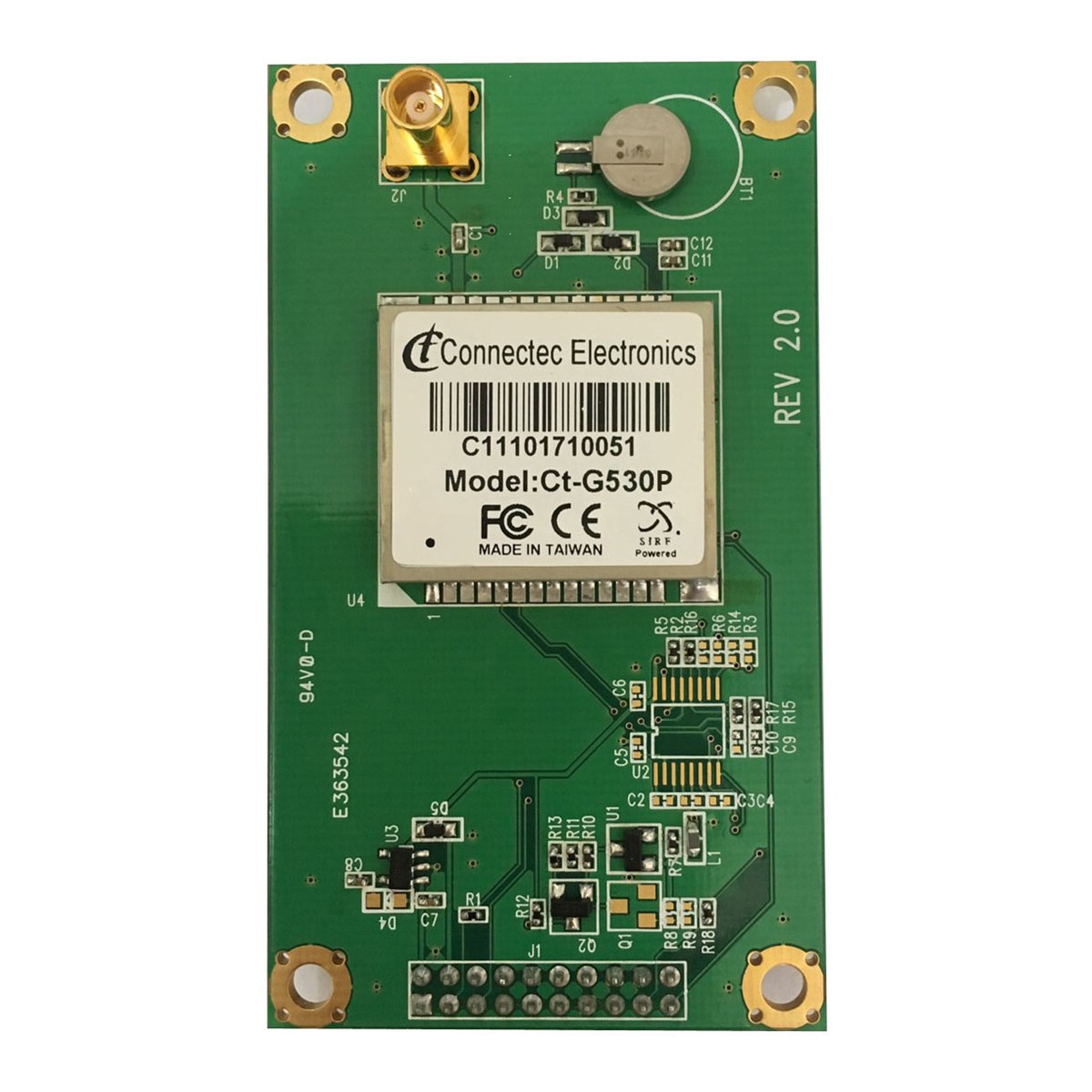 CtG340 SiRF Star V GPS Module GPS Engine Board with MCX Connector