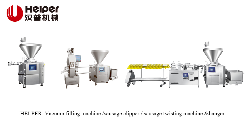 Industrial Sausage making machine vacuum stuffer