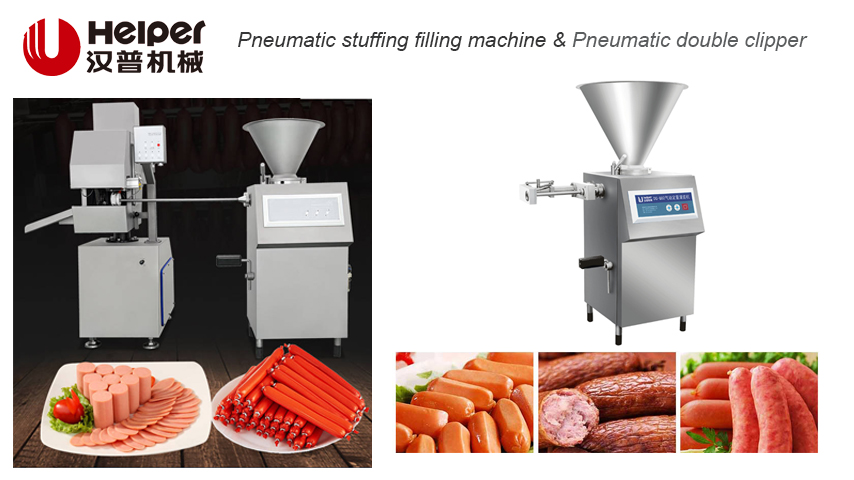 Small Business Pneumatic stuffing Filling Machine sausage stuffer 200 kg per Hour