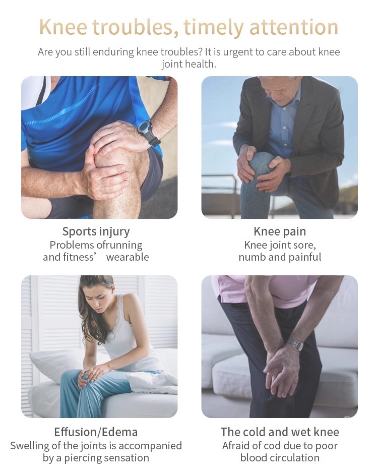 New Smart electric knee massager pain relief with heat