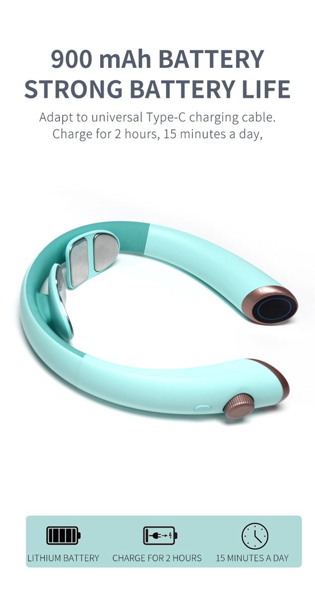 Electric Mini USB Rechargeable Vibrate Neck Therapy Massager